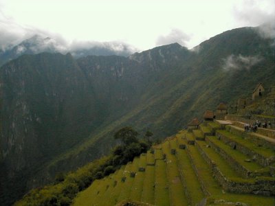 terraced steps of Machu Pichu