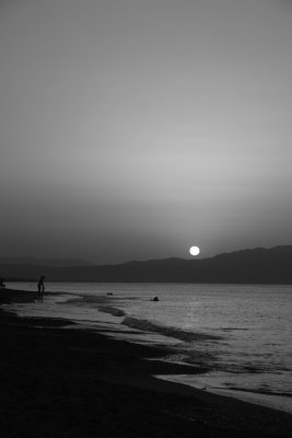 Sunset in BW
