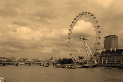 London Eye in Sepia 2006