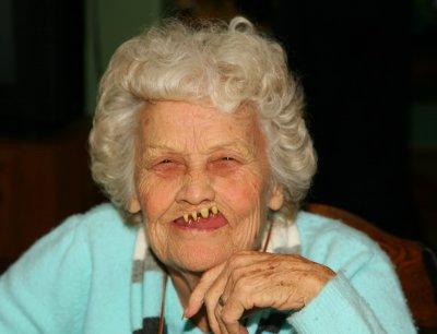 91 Years and She's Still a Goofball...