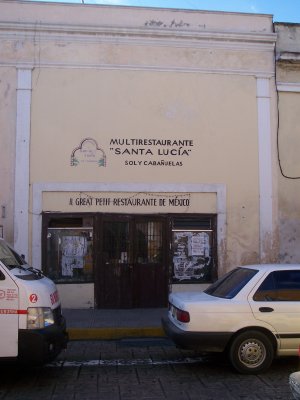 very strange restaurant name