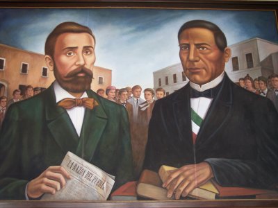 Benny Juarez and a friend