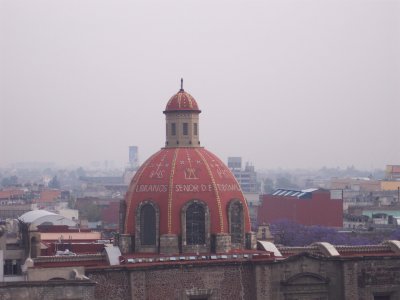 Another church. Mexico City has no problems with air pollution.