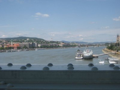 view from the Chain Bridge