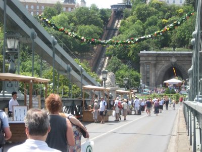 party on the Chain Bridge