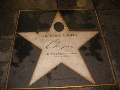 the one star on Vienna's Walk of Fame
