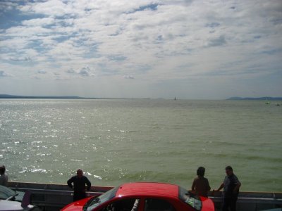 Ferry across Lake Balaton
