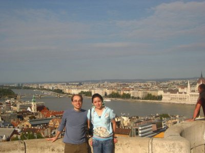me, Candice at the Fisherman's Bastion