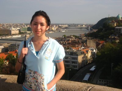Candice at the Fisherman's Bastion