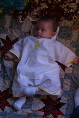 Josiah in his baptismal outfit made by dad.jpg