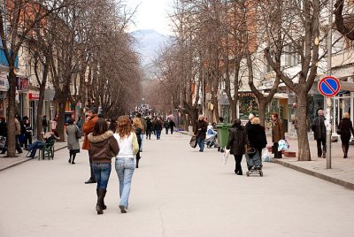 Blvd. Makedonija, main street