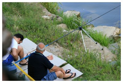 Local Fishermen on the banks of the Arno River