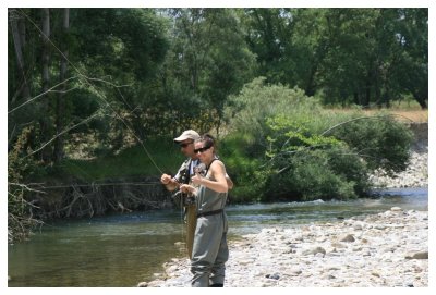 Flyfishing on the Upper Tiber River