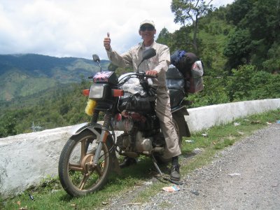My motorbike driver who took me to from Dalat to Nha Trang