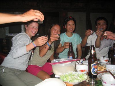 Drinking with the host