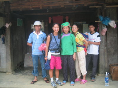 Me and the host family