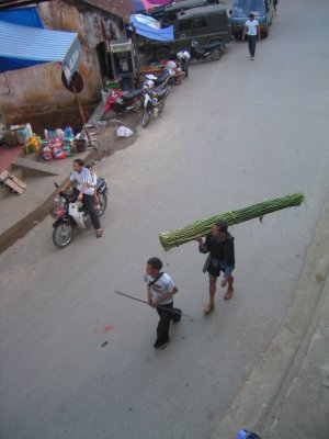 I'm gonna hit this guy over the head with my big stick