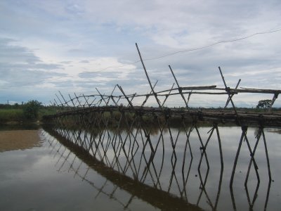 Bamboo bridge in Hoi An