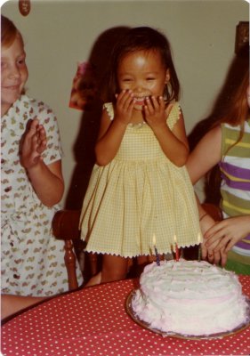 My first birthday party in US at 3 years old