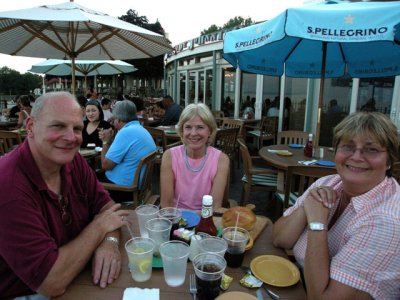 With Howard and Dorcie at Seaside Johnnies