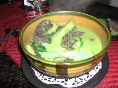 green curry beef