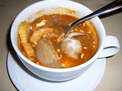 Pearl seafood soup