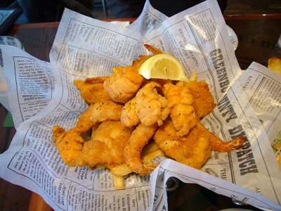 the famous seafood basket