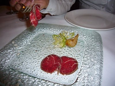 beef cappaccio