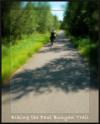 Biking the Paul Bunyan Trail