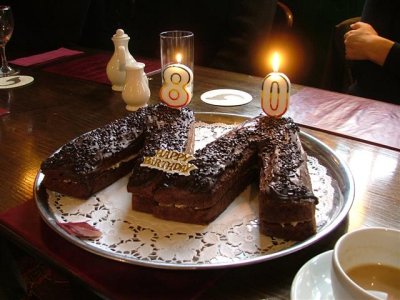 Margaret's 80th Birthday cake