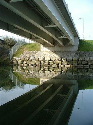 under the new bridge