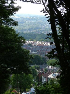 View from top of Cobnar Road