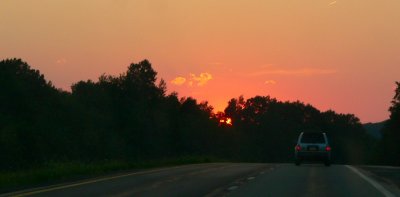 Ravine, PA sunset