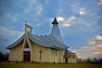 Lukawiec ,new  catholic church
