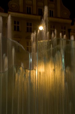 the fountain on Rynek