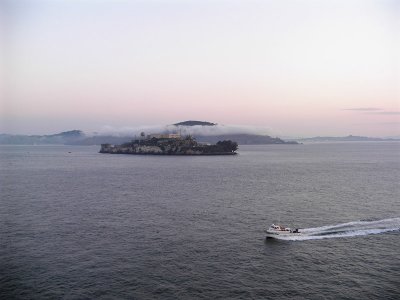 Alcatraz in the morning