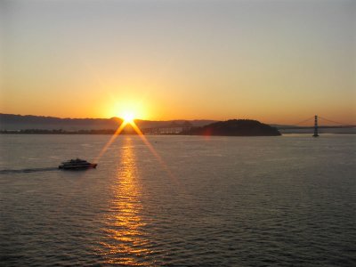 Bay Bridge sunrise