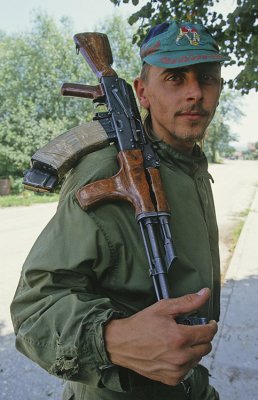 Bosnia soldier in Vitez