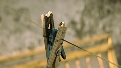 Three Clothespins