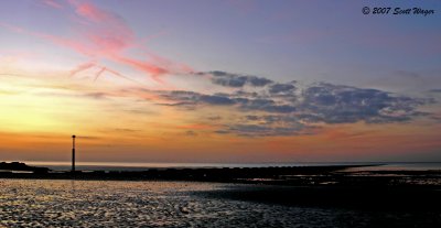 sunset over Minnis Bay