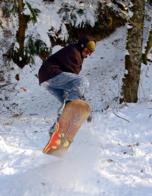 Snowboarder-Jump