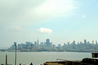 Alcatraz Island looking at San Francisco