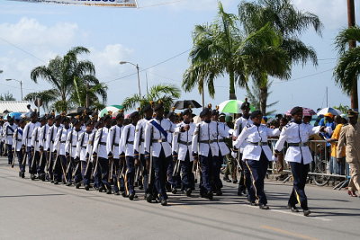 Barbados Cadets on Parade
