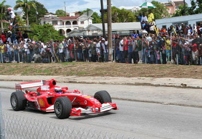F1 Ferrari in Barbados