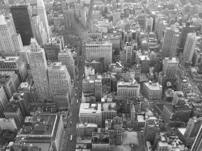 VIEW FROM THE EMPIRE STATE BUILDING NEW YORK CITY