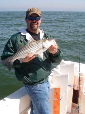 4/3/2007 - Booth Charter - Catch & Release - Dav with nice striper