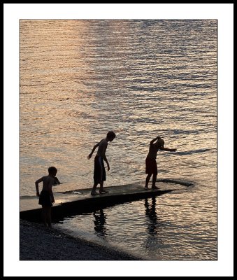 Twilight on Lake Como