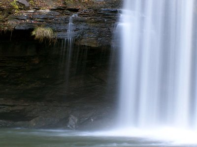 Water Curtain at Greeter Falls