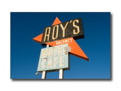 <b>Roys Motel & Cafe Sign, Rte. 66</b><br><font size=2>Amboy, CA