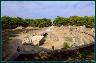 Remnants of a Roman theatre, Carthage